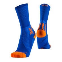 X-Socks Running Socks Crew Run Perform Warm Blue/Orange Men's - 1 Pair